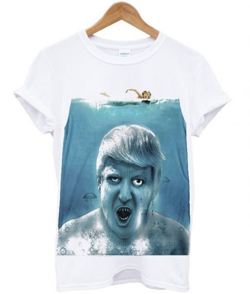 jaws donald trump t-shirt ZNF08