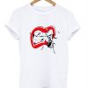 lips dope earphone tshirt ZNF08