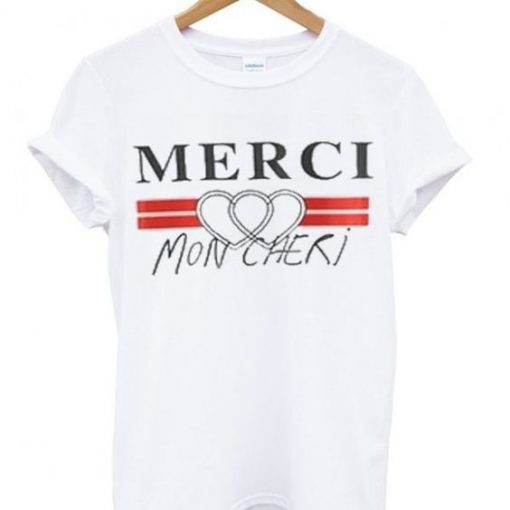 merci mon cheri tshirt ZNF08