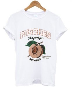 peaches record t shirt ZNF08