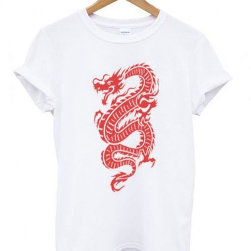 red dragon t-shirt ZNF08