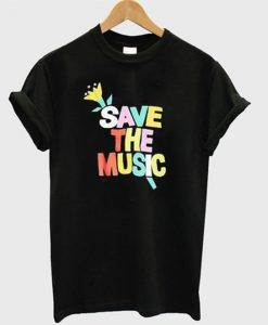 save the music t-shirt ZNF08