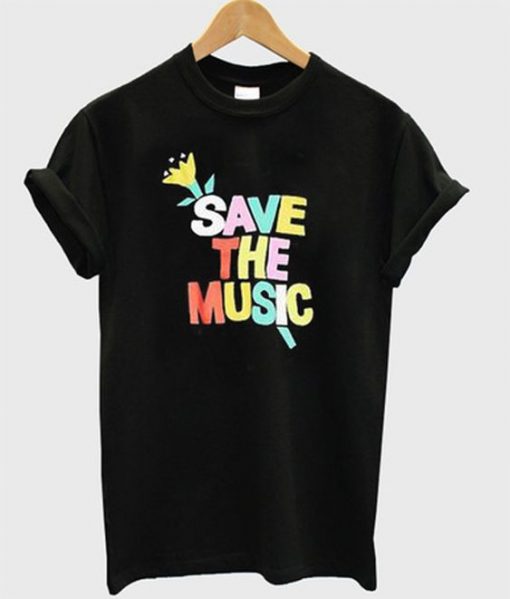 save the music t-shirt ZNF08