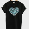 sewing heart t-shirt ZNF08