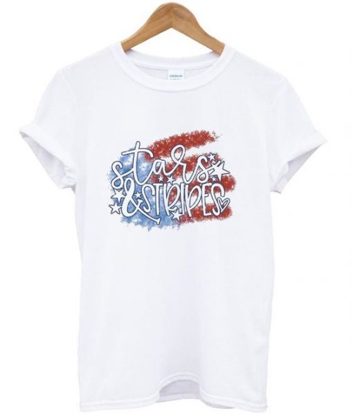 stars and stripes t-shirt ZNF08