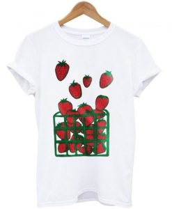 strawberry box t shirt ZNF08