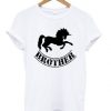 unicorn brother t-shirt ZNF08