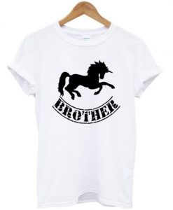 unicorn brother t-shirt ZNF08