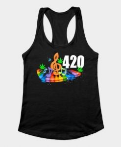 420 weed tank top ZNF08