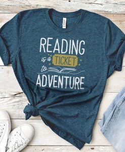 Book Reading T-shirt ZNF08