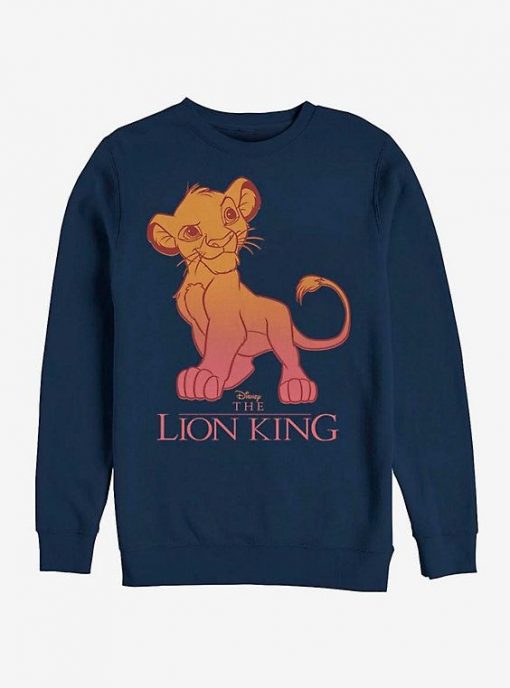 Disney The Lion King Simba Fade Sweatshirt ZNF08