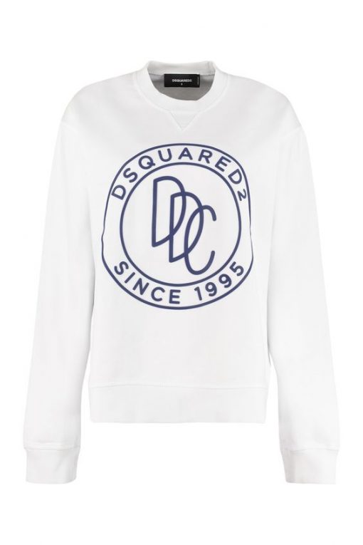 Dsquared2 Logo Detail Cotton Sweatshirt ZNF08