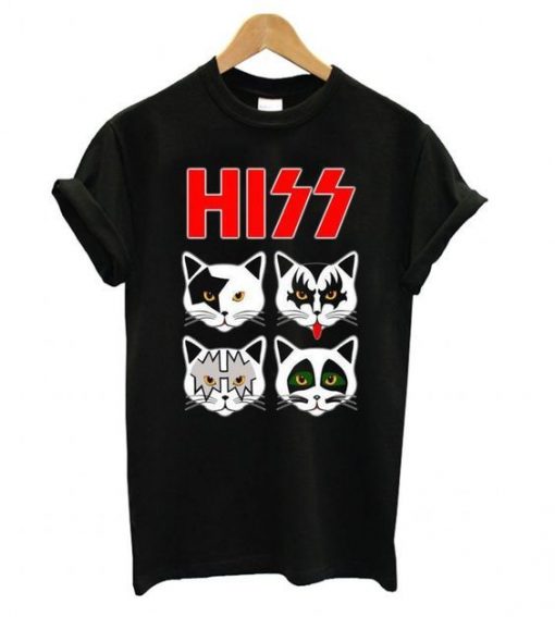 Hiss Kiss Cats T Shirt ZNF08