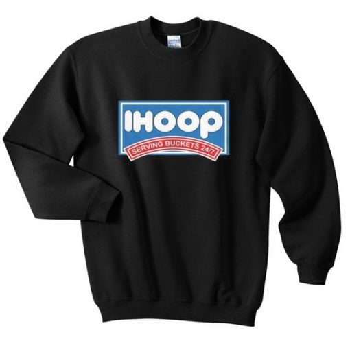 I Hoop Graphic Sweatshirt ZNF08