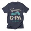 Mens Happiness is Being a G-Pa Grandpa TSHIRT ZNF08