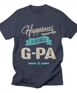 Mens Happiness is Being a G-Pa Grandpa TSHIRT ZNF08