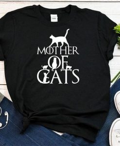 Mother of cat T shirt ZNF08