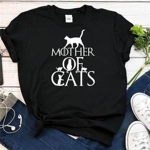 Mother of cat T shirt ZNF08
