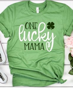 One Lucky Mama Unisex T-Shirt ZNF08