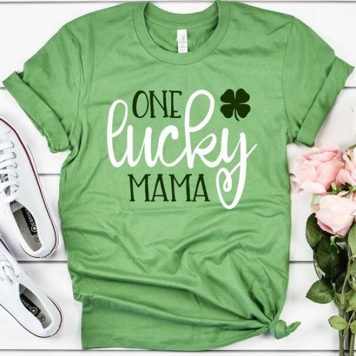 One Lucky Mama Unisex T-Shirt ZNF08