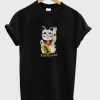 Turnover Lucky Cat T-shirt ZNF08