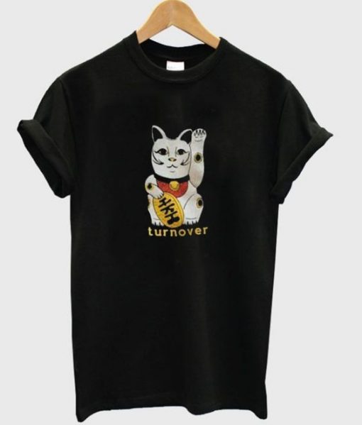 Turnover Lucky Cat T-shirt ZNF08