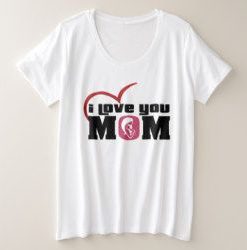 mom plus size T-Shirt ZNF08