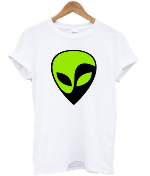 Alien Yin Yang Green T-shirt ZNF08