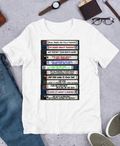 Amy Santiago Sex Tape Collection Video Tapes Brooklyn 99 nine nine Short-Sleeve Unisex T Shirt