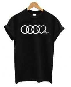 Audi Heart Beat T shirt ZNF08