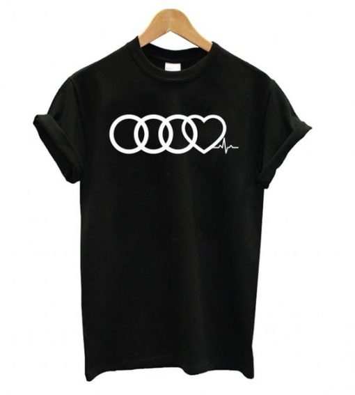 Audi Heart Beat T shirt ZNF08