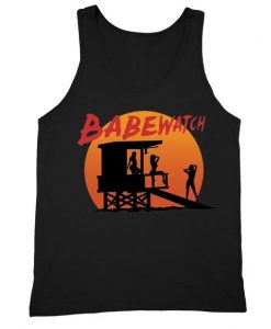 Babewatch Lifeguard Tower Novelty Gag Tank-Top ZNF08