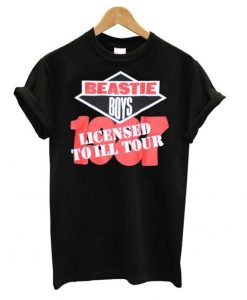 Beastie Boys Licensed to Ill Tour 1987 T shirt ZNF08