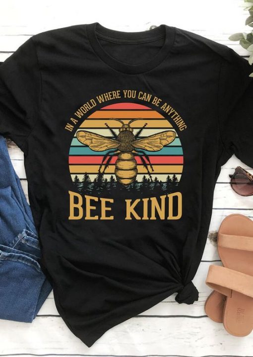 Bee Kind O-Neck T-Shirt ZNF08