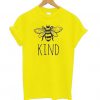 Bee Kind Yellow T shirt ZNF08