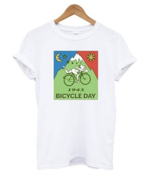 Bicycle Day T shirt ZNF08