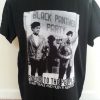 Black panther party T-shirt ZNF08