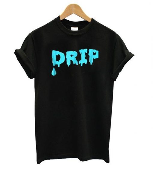 Blue DRIP t shirt ZNF08