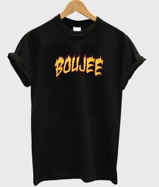 Boujee Fire Thrasher T shirt ZNF08
