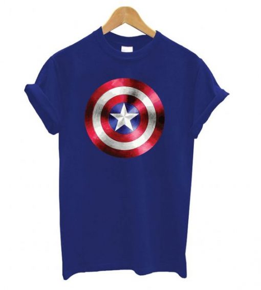 Captain America Shield T shirt ZNF08