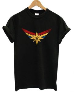 Captain-Marvel-Logo-T-shirt ZNF08
