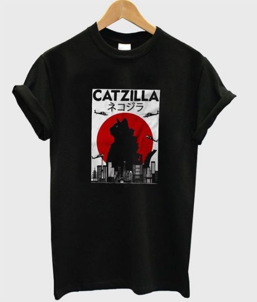 Catzilla t-shirt ZNF08