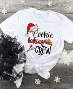 Christmas Cookie Baking Crew T-Shirt ZNF08
