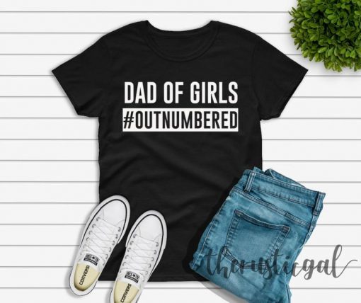 DAD OF GIRLS, Father's Day T-shirt
