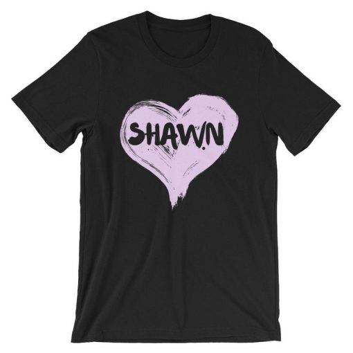 Shawn Heart Short-Sleeve Unisex T Shirt