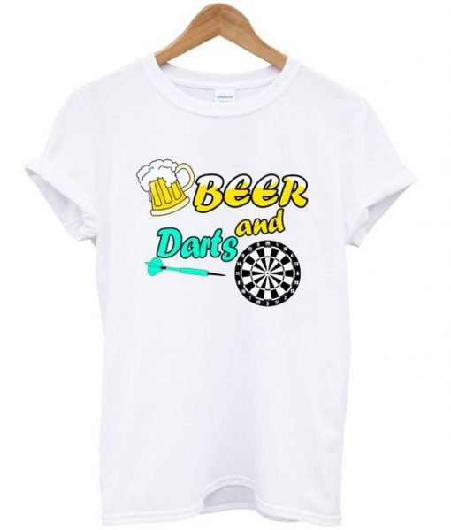 beer and darts t-shirt ZNF08