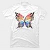 butterfly art T-Shirt ZNF08