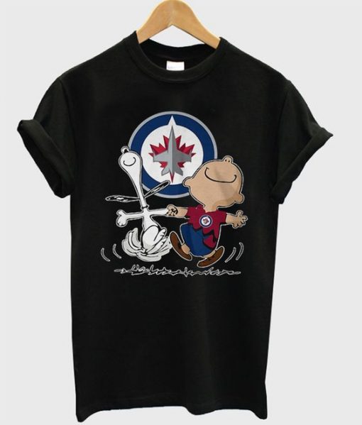 charlie brown and snoopy t-shirt ZNF08