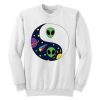 Alien Yin Yang Sweatshirt ZNF08