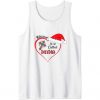 Blessed To Be Called Nana Cross Santa Hat Christmas Tank Top ZNF08